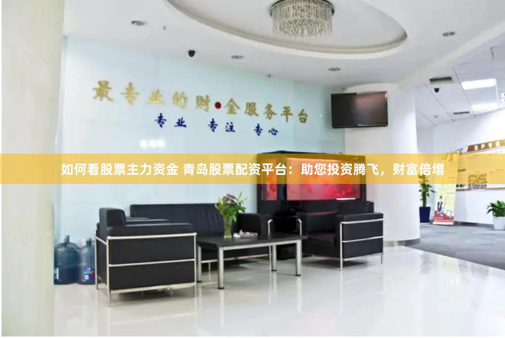 如何看股票主力资金 青岛股票配资平台：助您投资腾飞，财富倍增